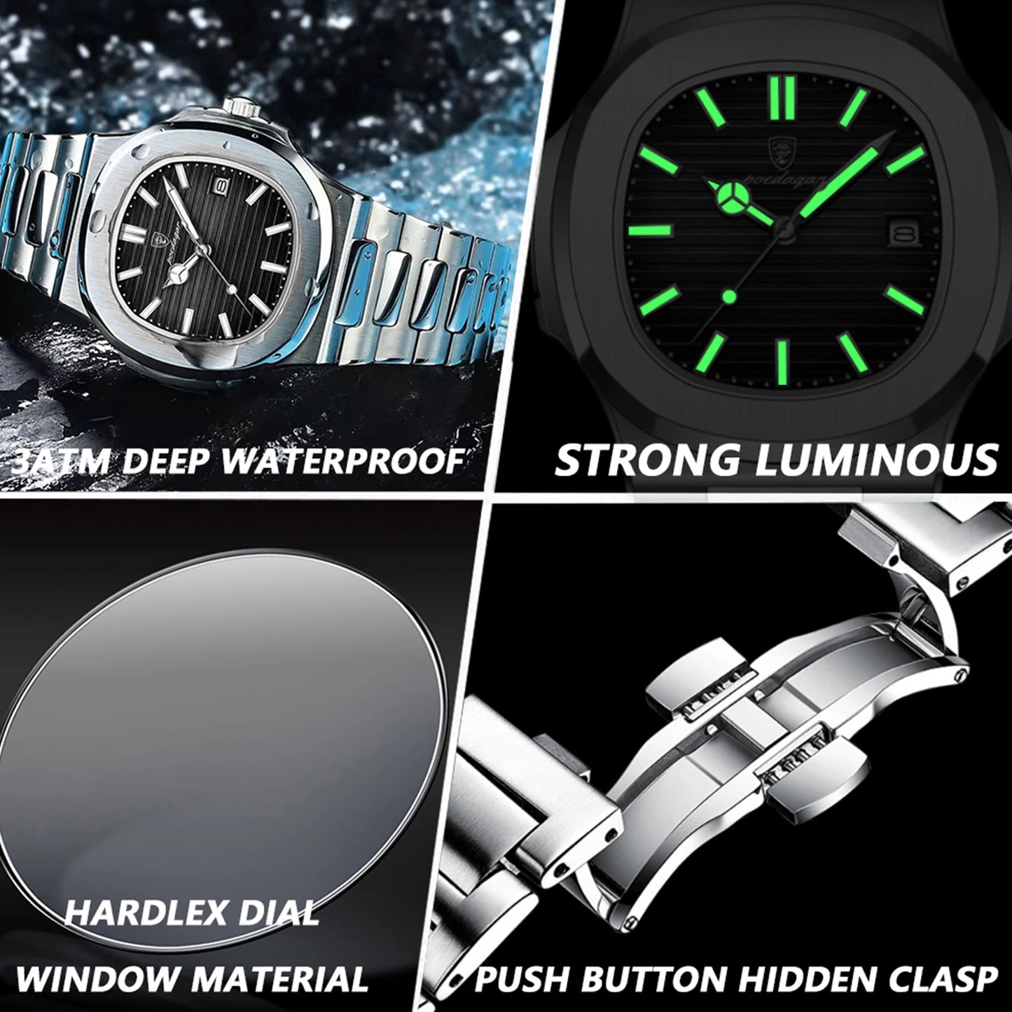 Waterproof Luxury Watch